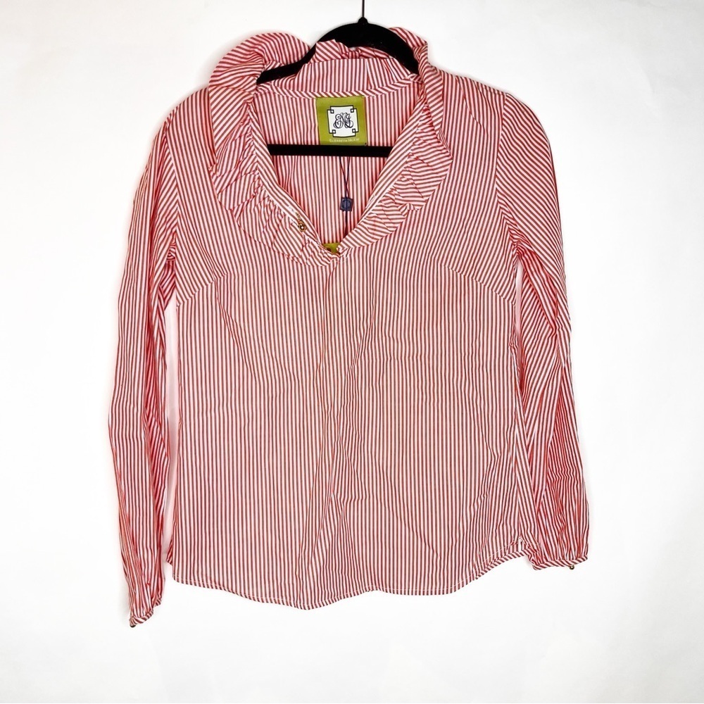 Elizabeth McKay | Stripe Blouse Style 4052